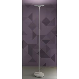 ELLA LAMPADA DA TERRA ALTEZZA CM 180 IN METALLO BIANCO O NERO LED 25W LUCE 3000K DIMMERABILE MODERNA PROMOINGROSS - Cristalensi 2
