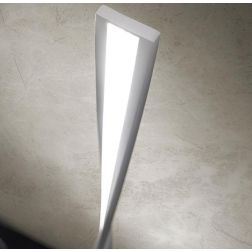 TWIST LAMPADA DA TAVOLO IN METALLO BIANCO LED 6W LUCE 3000K DIMMERABILE ALTEZZA CM 33 MODERNA PROMOINGROSS - Cristalensi Shop On 2