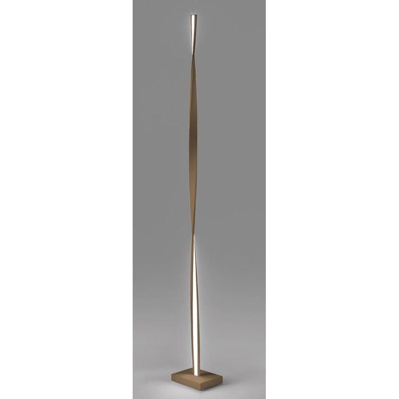 TWIST PIANTANA SINUOSA IN METALLO LED 26W LUCE 3000K DIMMERABILE ALTEZZA CM 180 4 COLORI MODERNA PROMOINGROSS - Cristalensi Shop