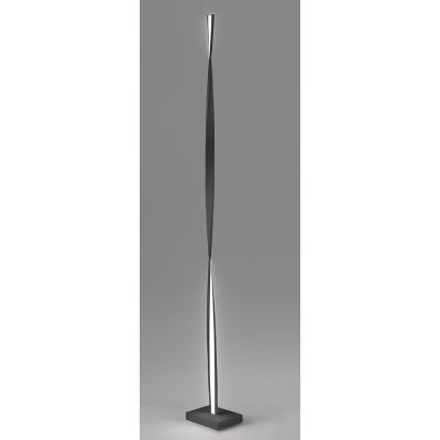 TWIST PIANTANA SINUOSA IN METALLO LED 26W LUCE 3000K DIMMERABILE ALTEZZA CM 180 4 COLORI MODERNA PROMOINGROSS - Cristalensi Shop