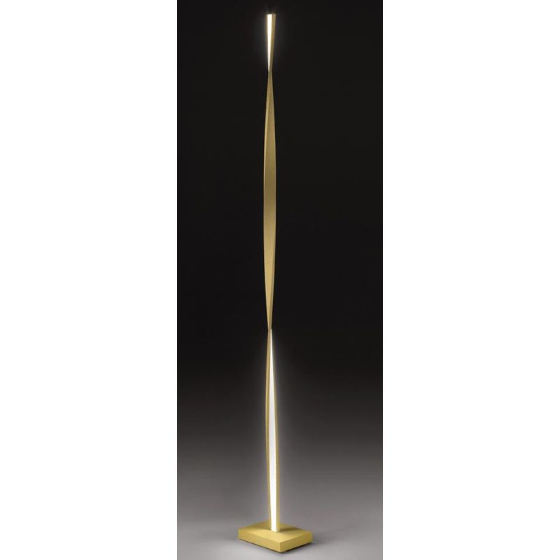 TWIST PIANTANA SINUOSA IN METALLO LED 26W LUCE 3000K DIMMERABILE ALTEZZA CM 180 4 COLORI MODERNA PROMOINGROSS - Cristalensi Shop
