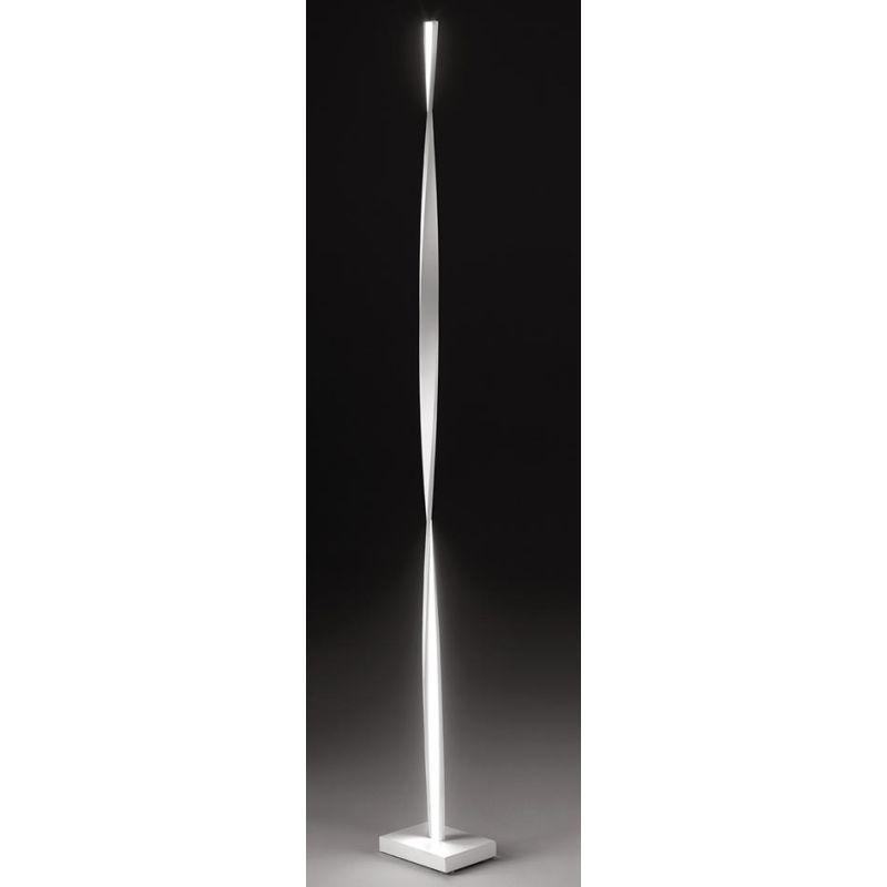TWIST PIANTANA SINUOSA IN METALLO LED 26W LUCE 3000K DIMMERABILE ALTEZZA CM 180 4 COLORI MODERNA PROMOINGROSS - Cristalensi Shop