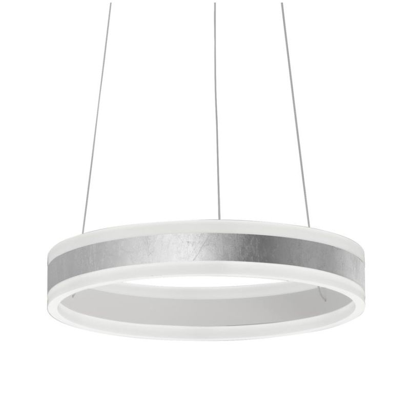 TWIN S40 SOSPENSIONE IN METALLO 14 COLORI LED 29W MODERNA ED ECONOMICA D40 CM PROMOINGROSS - Cristalensi Shop Online