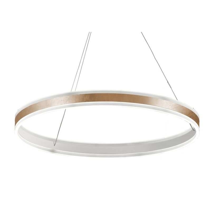 TWIN S80 SOSPENSIONE LED 96W METALLO 14 COLORI DIMMERABILE DINAMICO DA 3000K A 6000K CON TELECOMANDO PROMOINGROSS - Cristalensi