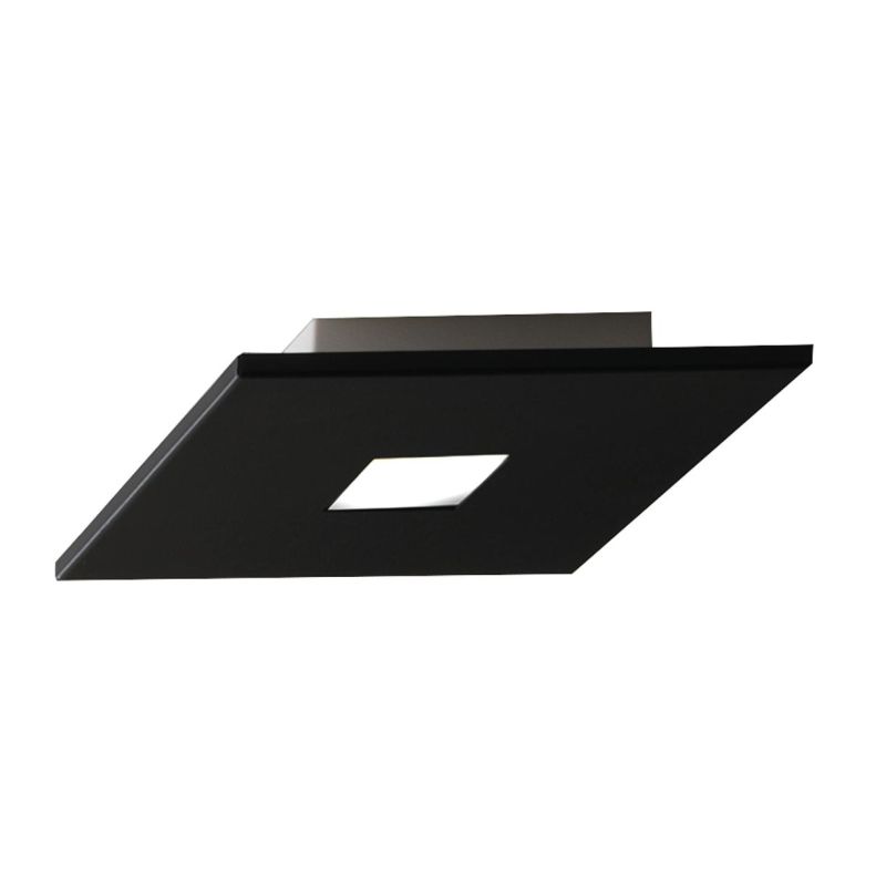 SPARTA PICCOLA PLAFONIERA QUADRATA CM 20X20 MODERNA 14 COLORI LAMPADINA ATTACCO GX53 PROMOINGROSS - Cristalensi Shop Online