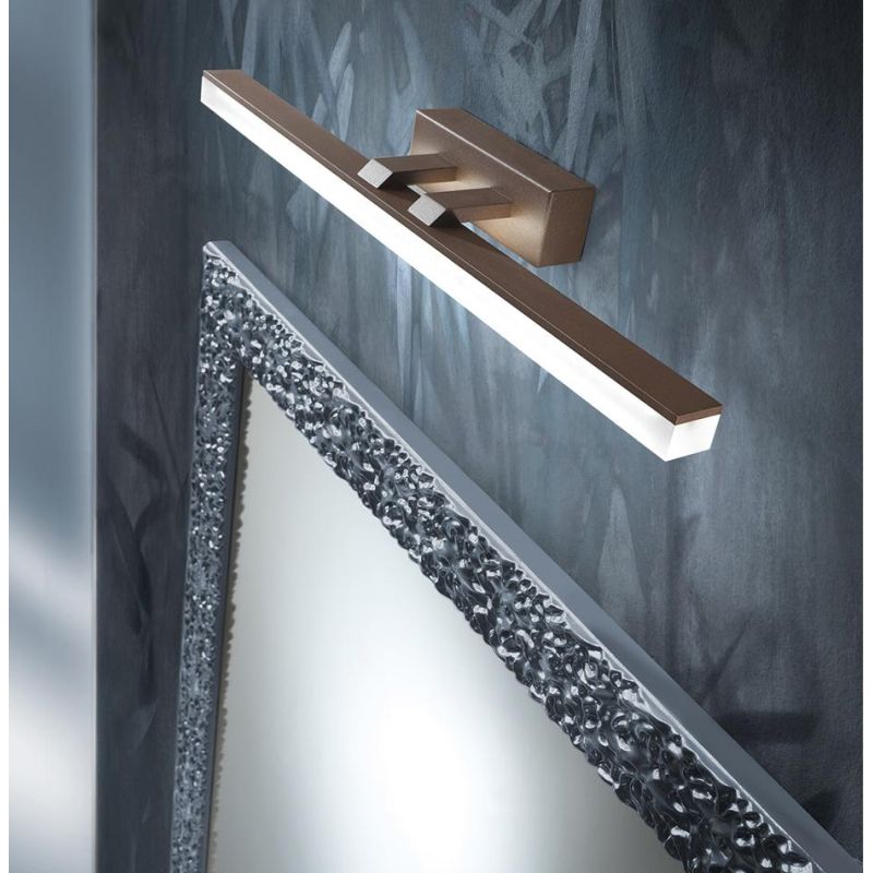 RULER A52 APPLIQUE PER SPECCHIO O QUADRO BIANCO O CROMO LED 18W MODERNO PROMOINGROSS - Cristalensi Shop Online