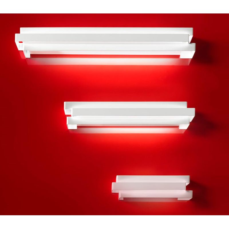 REFLEX A44 LAMPADA DA PARETE 14 COLORI LED 18W LUCE 3000K/4000K CON SWITCH LARGHEZZA CM 44 MODERNA PROMOINGROSS - Cristalensi Sh