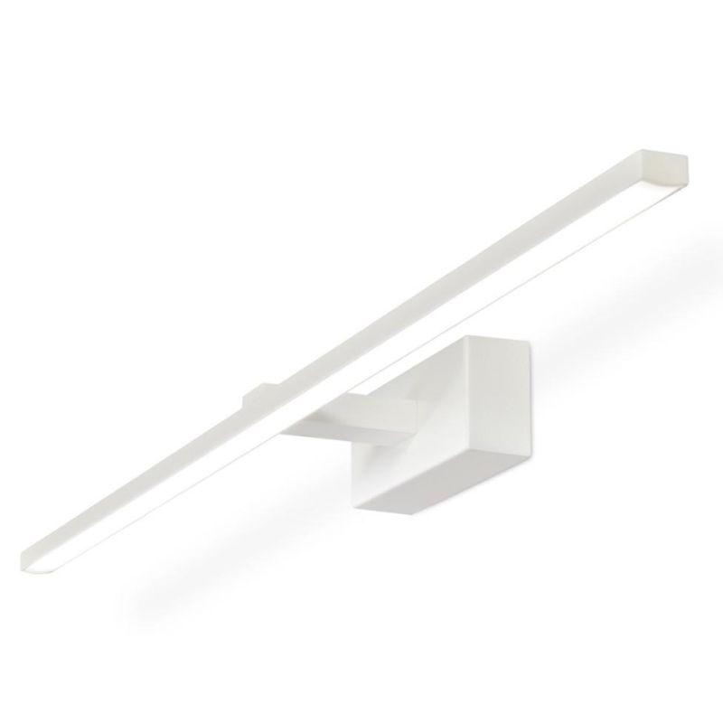 ELEGANCE APPLIQUE BIANCA O CROMO PER SOPRA SPECCHIO QUADRO 16W LED CM 67 PROMOINGROSS - Cristalensi Shop Online