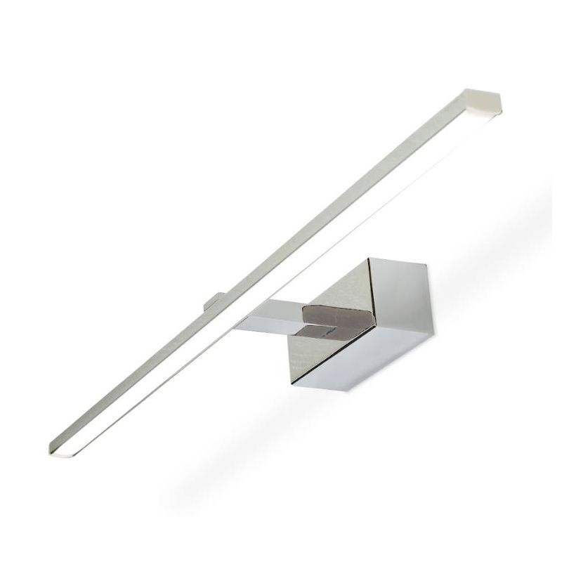 ELEGANCE APPLIQUE BIANCA O CROMO PER SOPRA SPECCHIO QUADRO 16W LED CM 67 PROMOINGROSS - Cristalensi Shop Online