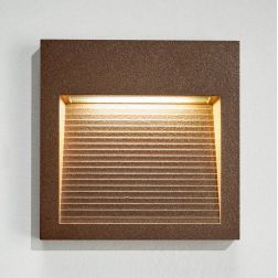 FLAT SEGNAPASSO APPLIQUE IN METALLO 19 COLORI LED 6W LUCE 3000K DESIGN MODERNO 2