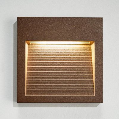 FLAT SEGNAPASSO APPLIQUE IN METALLO 19 COLORI LED 6W LUCE 3000K DESIGN MODERNO