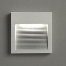 FLAT SEGNAPASSO APPLIQUE IN METALLO 19 COLORI LED 6W LUCE 3000K DESIGN MODERNO
