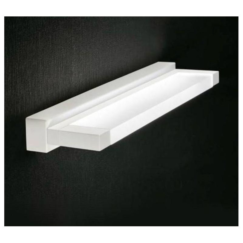 SLOT 12W APPLIQUE METALLO BIANCO LED INTEGRATO 12W 3000K MODERNO ECONOMICO PROMOINGROSS - Cristalensi Shop Online