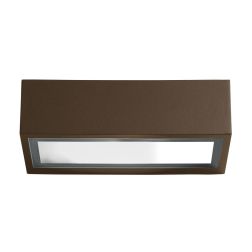 PATHIO APPLIQUE DA ESTERNO IP54 BIEMISSIONE IN ALLUMINIO 4 COLORI LAMPADINA ATTACCO E27 MODERNA 2