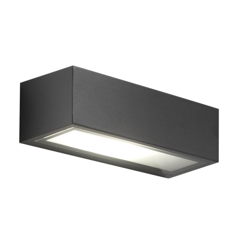 PATHIO APPLIQUE DA ESTERNO IP54 BIEMISSIONE IN ALLUMINIO 4 COLORI LAMPADINA ATTACCO E27 MODERNA