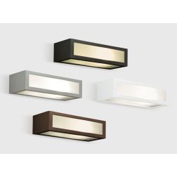 ASTER-B APPLIQUE ESTERNO IP54 3 COLORI DIFFUSORI IN VETRO MODERNO 1XE27 PROMOINGROSS PROMOINGROSS - Cristalensi Shop Online