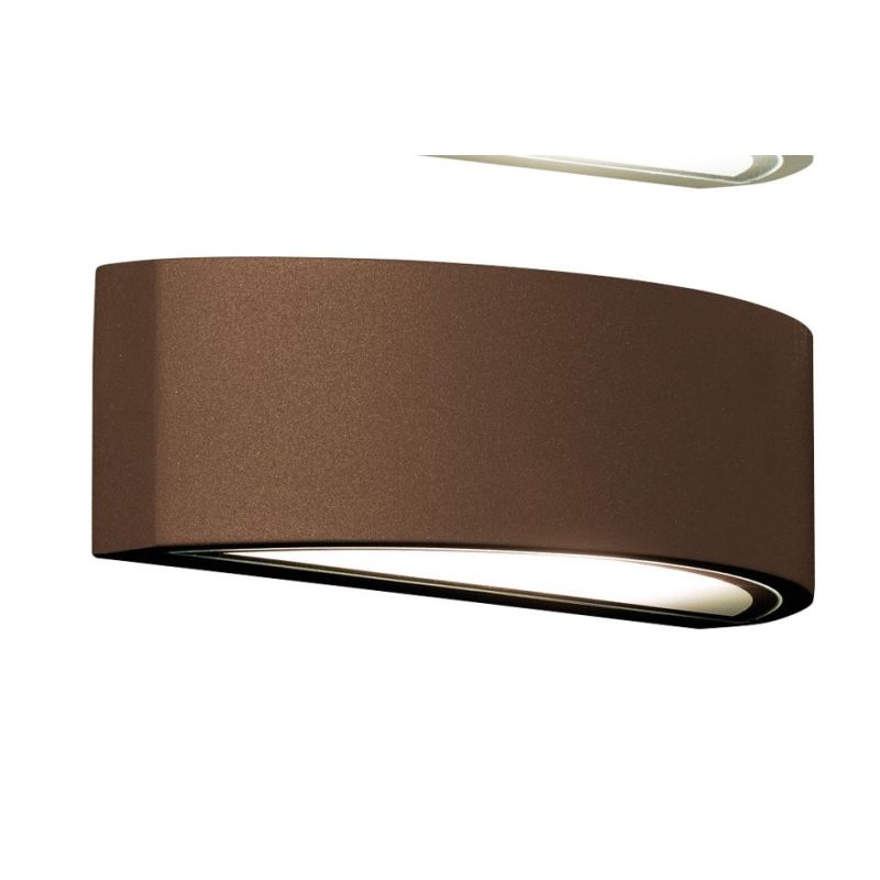 LENTE APPLIQUE ESTERNO ANTRACITE BIANCO O GRIGIO IP54 MODERNO LAMPADINA LED SOSTITUIBILE PROMOINGROSS - Cristalensi Shop Online