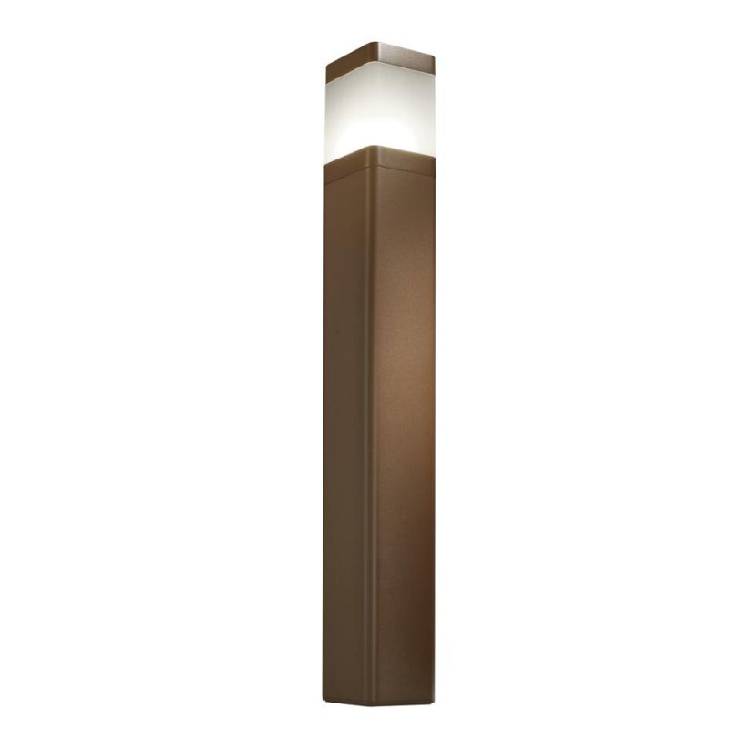 FROST LAMPIONE DA ESTERNI H55 IP65 ALLUMINIO 4 COLORI LAMPADINA ATTACCO E27 SQUADRATO MODERNO