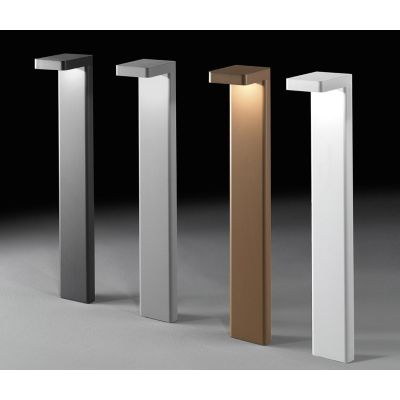 HUK PALO DA GIARDINO H70 IP65 ALLUMINIO 4 COLORI LED 10.5W LUCE 3000K SQUADRATO MODERNO