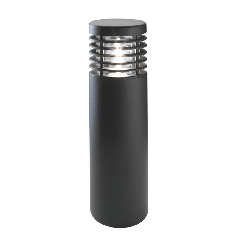 CYLL PALO DA GIARDINO IP65 2 MISURE IN ALLUMINIO GRIGIO PERLA O ANTRACITE LAMPADINA E27 MODERNO