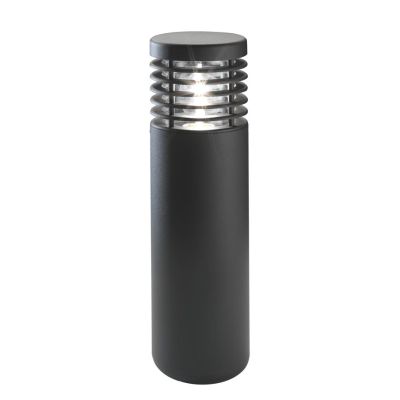 CYLL PALO DA GIARDINO IP65 2 MISURE IN ALLUMINIO GRIGIO PERLA O ANTRACITE LAMPADINA E27 MODERNO