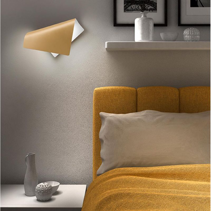 FOLIUM A37 APPLIQUE ORIGINALE IN METALLO 20 COLORI LED 20W LUCE 3000K-4000K DESIN MODERNO