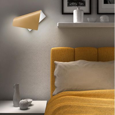 FOLIUM A37 APPLIQUE ORIGINALE IN METALLO 20 COLORI LED 20W LUCE 3000K-4000K DESIN MODERNO