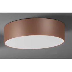 BOX PLAFONIERA ROTONDA D22 CM LED 20W LUCE 3000K-4000K IN METALLO 20 COLORI MODENA