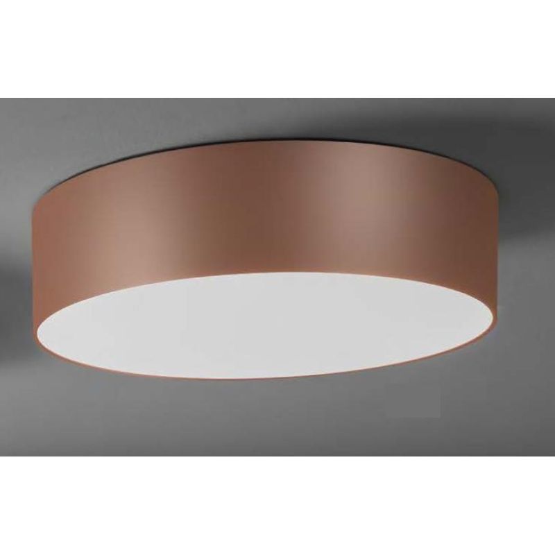 BOX PLAFONIERA ROTONDA D22 CM LED 20W LUCE 3000K-4000K IN METALLO 20 COLORI MODENA