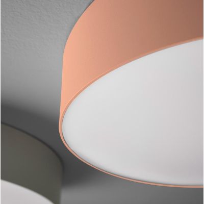 BOX PLAFONIERA ROTONDA D22 CM LED 20W LUCE 3000K-4000K IN METALLO 20 COLORI MODENA