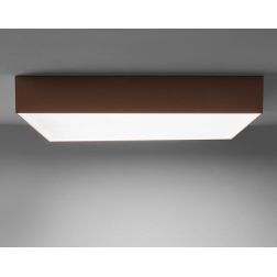 BOX PLAFONIERA QUADRATA CM 30X30 LED 30W LUCE 3000K-4000K IN METALLO 20 COLORI MODERNA