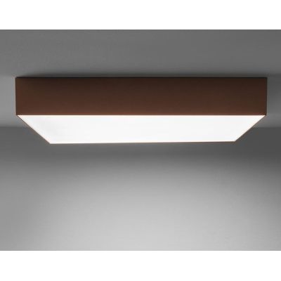 BOX PLAFONIERA QUADRATA CM 30X30 LED 30W LUCE 3000K-4000K IN METALLO 20 COLORI MODERNA