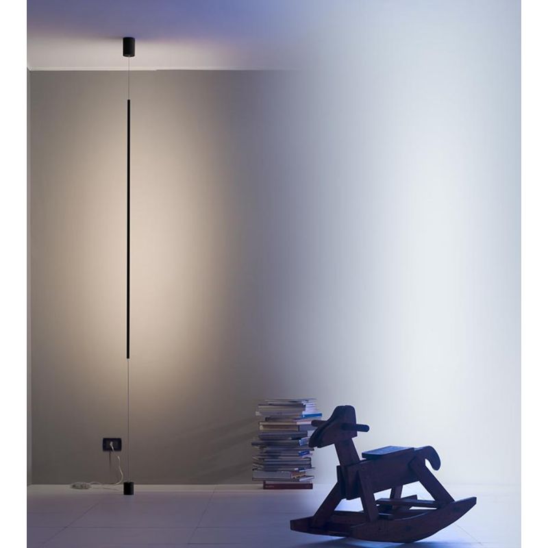 NOOD PIANTANA LINEARE CON ATTACCO A SOFFITTO LED 30W LUCE 3000-4500-6500K DIMMERABILE MODERNA PROMOINGROSS - Cristalensi Shop On