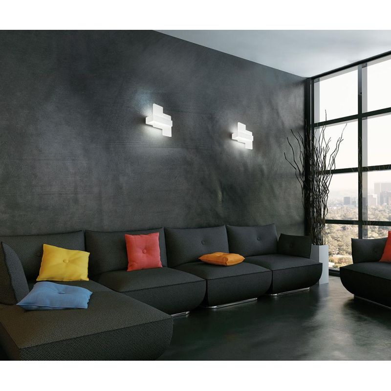 BUNNY A28 APPLIQUE IN 22 COLORI DISPONIBILI CON LUCE INDIRETTA 30W LED MODERNO