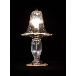 RONDO' LUMETTO PICCOLO H30 CM IN VETRO DI MURANO RIGADIN LAVORATO A MANO 2 FINITURE COLORE MADE IN ITALY 2