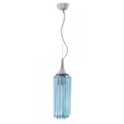 QUADRIEDRI SNACK SOSPENSIONE MICRO IN METALLO CROMO CON PENDAGLI IN CRISTALLO TRASPARENTE MADE IN ITALY 2