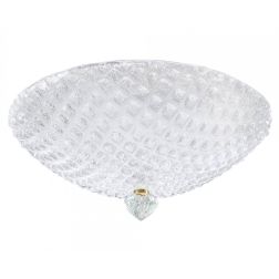 LAGUNAR PLAFONIERA D44 CM IN CRISTALLO GRANIGLIA DI MURANO DESIGN MODERNO CONTEMPORANEO 2