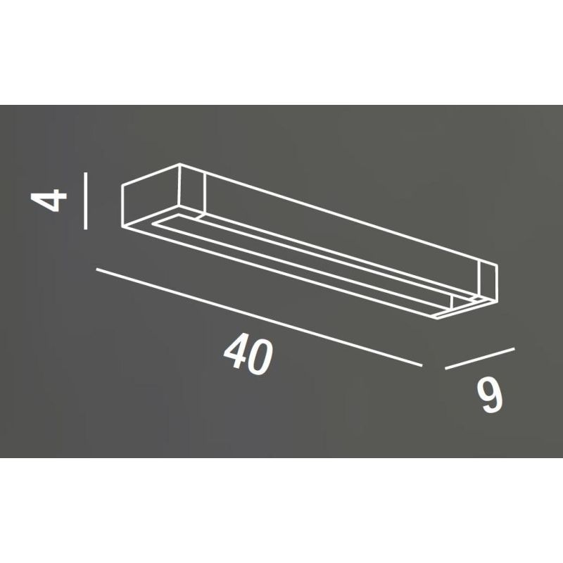 SWAY LAMPADA DA PARETE ORIENTABILE IN 3 MISURE LED INTEGRATO CCT 3000-4000-6000K BIANCA O NERA