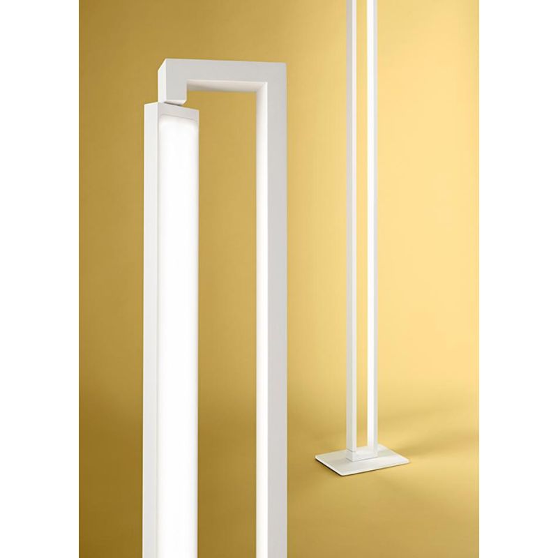 SWAY PIANTANA SQUADRATA BASCULANTE LED 27W CCT 3000-4000-6000K LUCE DIMMERABILE BIANCA O NERA