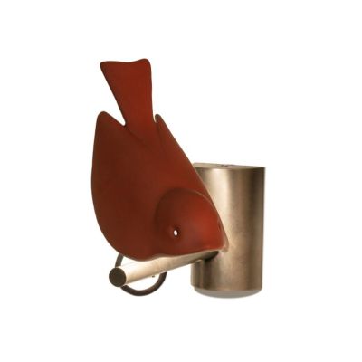 CHIRP APPLIQUE A FORMA DI UCCELLINO IP55 TERRACOTTA 4 COLORI LED 4W LUCE 2700K ORIGINALE