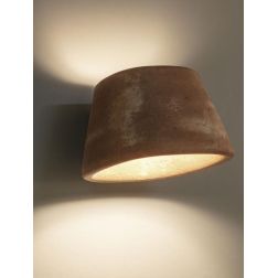 TOBO APPLIQUE UP & DOWN IN TERRACOTTA DI 3 COLORI IP55 LED 6.5W LUCE 2700K-3000K MADE IN ITALY