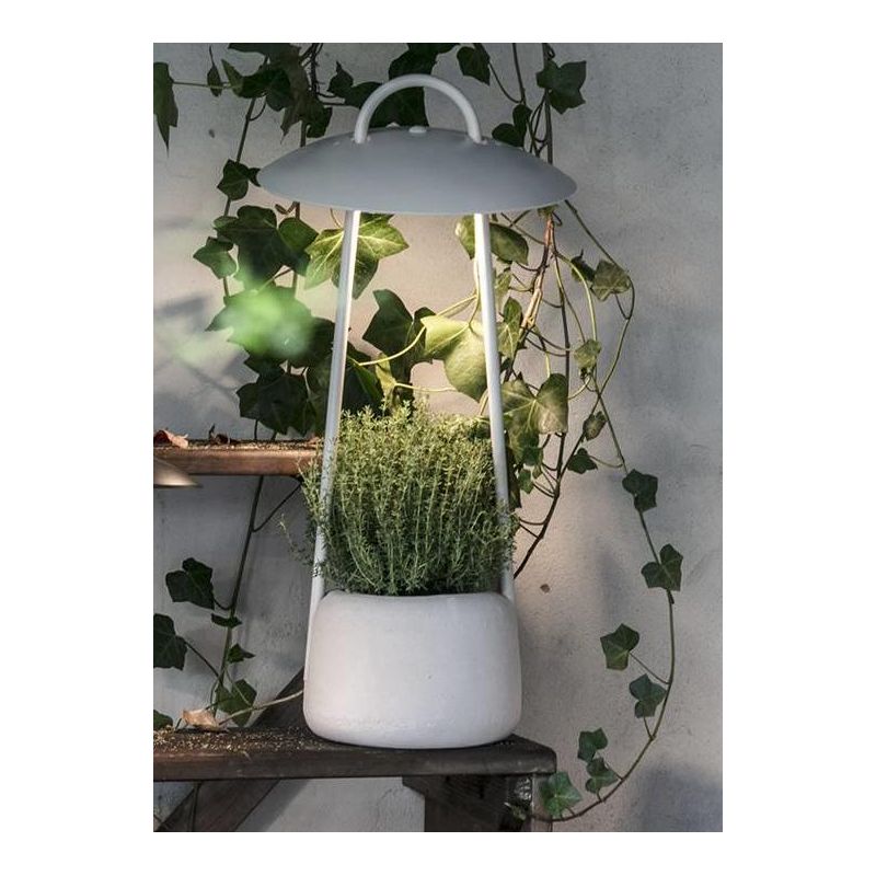 SIESTA LANTERNA DA GIARDINO CON BATTERIA RICARICABILE IP55 LED 1.5W LUCE 2700K H60 CM TERRACOTTA 3 COLORI