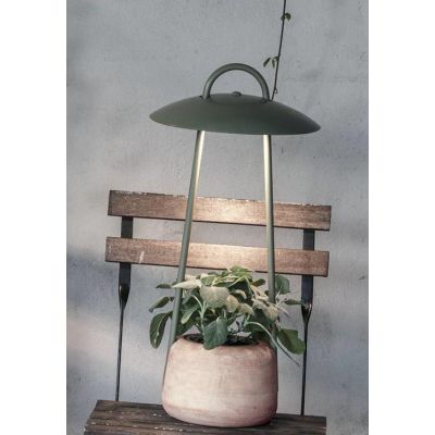 SIESTA LANTERNA DA GIARDINO CON BATTERIA RICARICABILE IP55 LED 1.5W LUCE 2700K H60 CM TERRACOTTA 3 COLORI