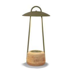 SIESTA LAMPADA DA TAVOLO H60 CM IN TERRACOTTA 3 COLORI IP55 IN TERRACOTTA 3 COLORI MADE IN ITALY 2