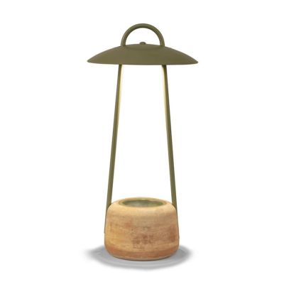 SIESTA LAMPADA DA TAVOLO H60 CM IN TERRACOTTA 3 COLORI IP55 IN TERRACOTTA 3 COLORI MADE IN ITALY