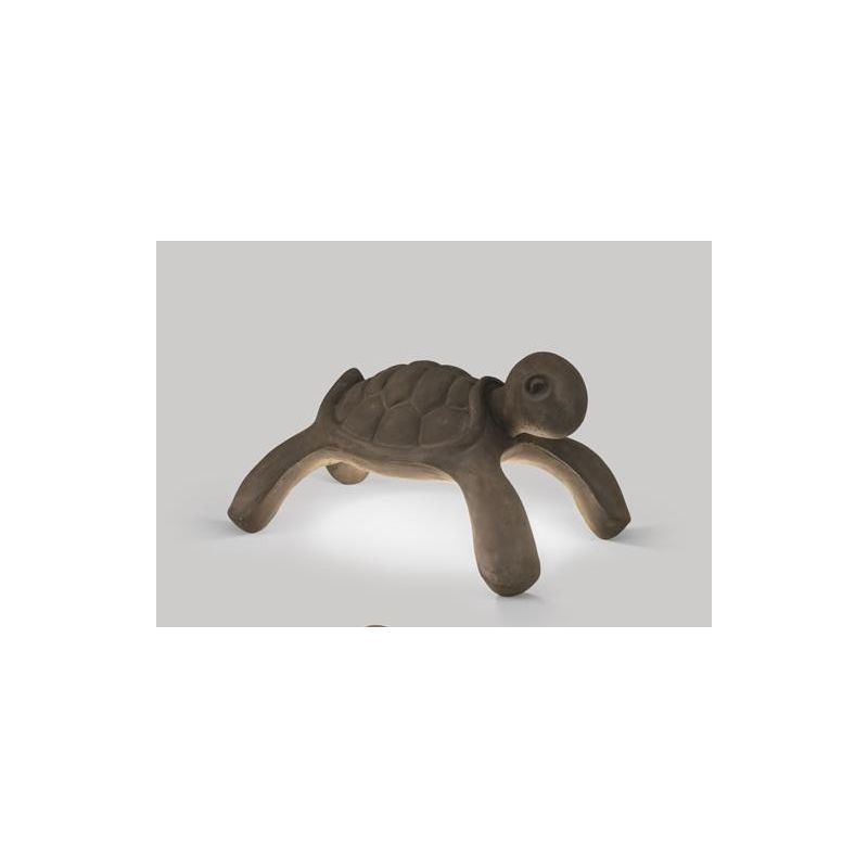 CAMILLA LAMPADA DA GIARDINO A FORMA DI TARTARUGA BATTERIA RICARICABILE IP55 LED 1.5W LUCE 2700K TOUCH DIMMER 3 COLORI