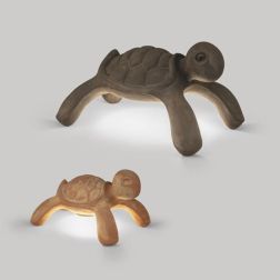 CAMILLA LAMPADA DA GIARDINO A FORMA DI TARTARUGA BATTERIA RICARICABILE IP55 LED 1.5W LUCE 2700K TOUCH DIMMER 3 COLORI