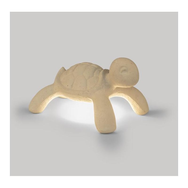 CAMILLA LAMPADA DA GIARDINO A FORMA DI TARTARUGA BATTERIA RICARICABILE IP55 LED 1.5W LUCE 2700K TOUCH DIMMER 3 COLORI