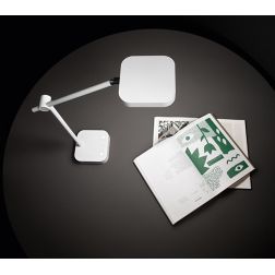 ICON LAMPADA LED 8W TOUCH DIMMER PORTA USB BRACCIO ORIENTABILE LUCE 3000-4500-6500K MODERNA 2