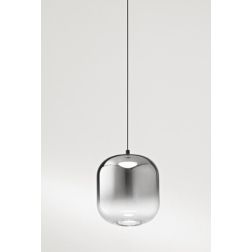 8157 HUNTER SOSPENSIONE SINGOLA A LED 5W LUCE 3000K CON BASE NERA E DIFFUSORE IN VETRO DI 4 COLORI (8215) MODERNA 2